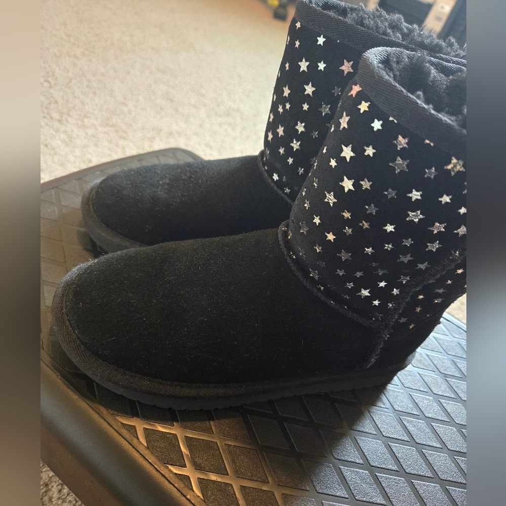 Koolaburra Black Starry Kids Boots